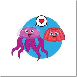 Jelly kids in love Posters and Art